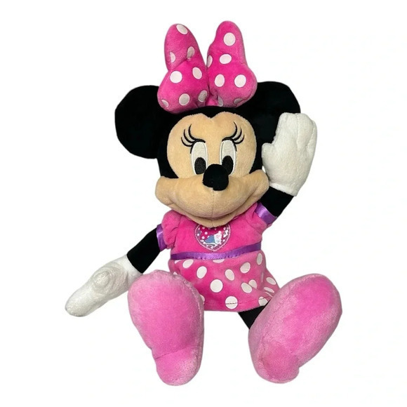 Disney Minnie Mouse Singing Talking Bowtique Light Up Doll Toy‎ Plush 14" - Picture 3 of 9